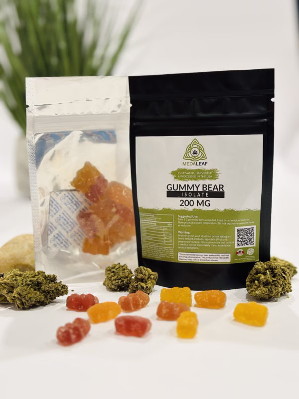 CBD Isolate Gummies - 200mg | Medaleaf Farms