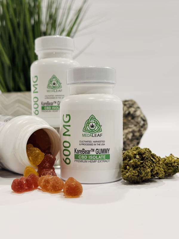 KareBear CBD Isolate Gummies - 600mg | Medaleaf Farms
