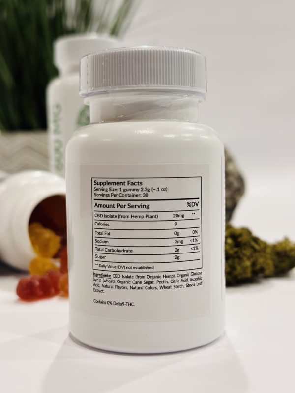 KareBear CBD Isolate Gummies - 600mg | Medaleaf Farms