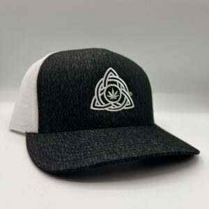 Dark Grey/White Hat